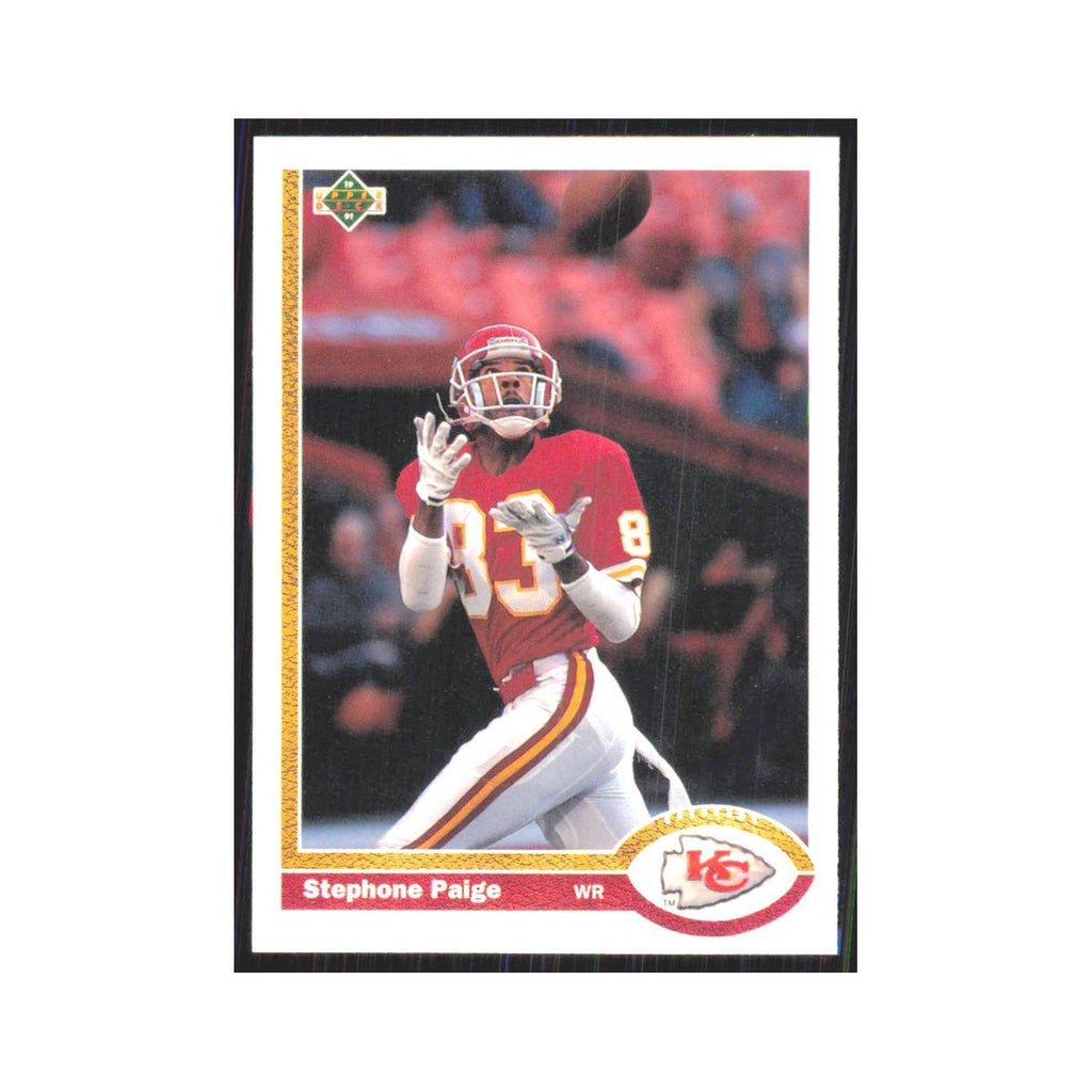 1991 Upper Deck Stephone Paige Chiefs #178