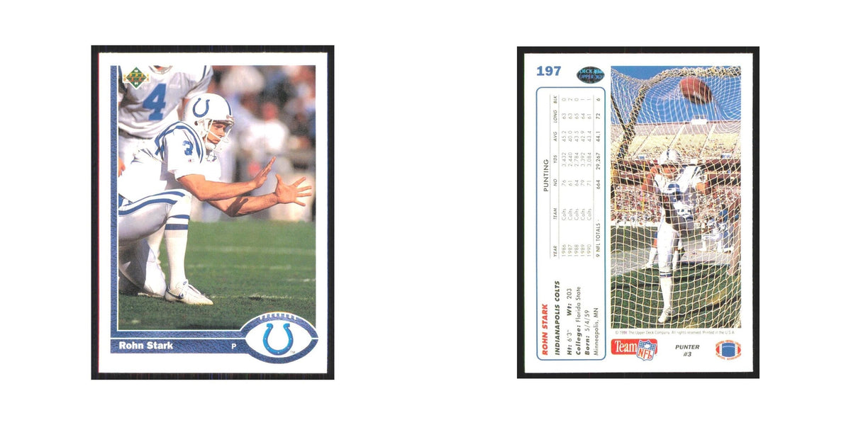 1991 Upper Deck Rohn Stark Colts #197