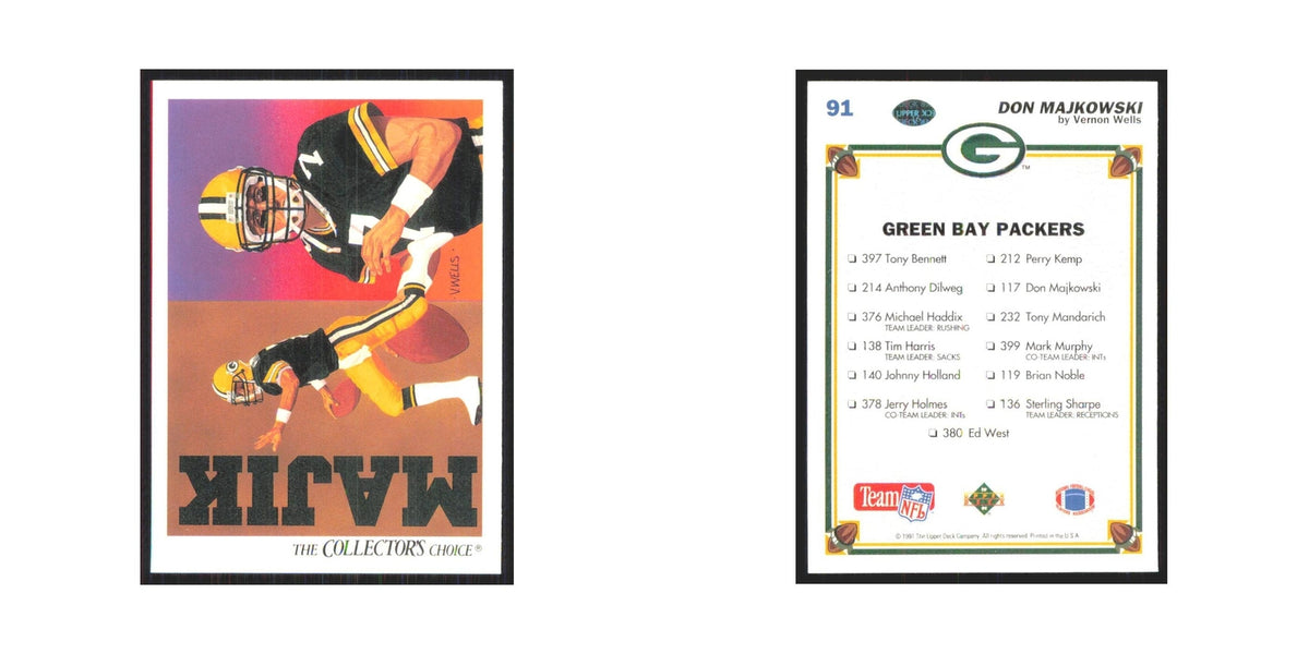 1991 Upper Deck Don Majkowski Packers #91