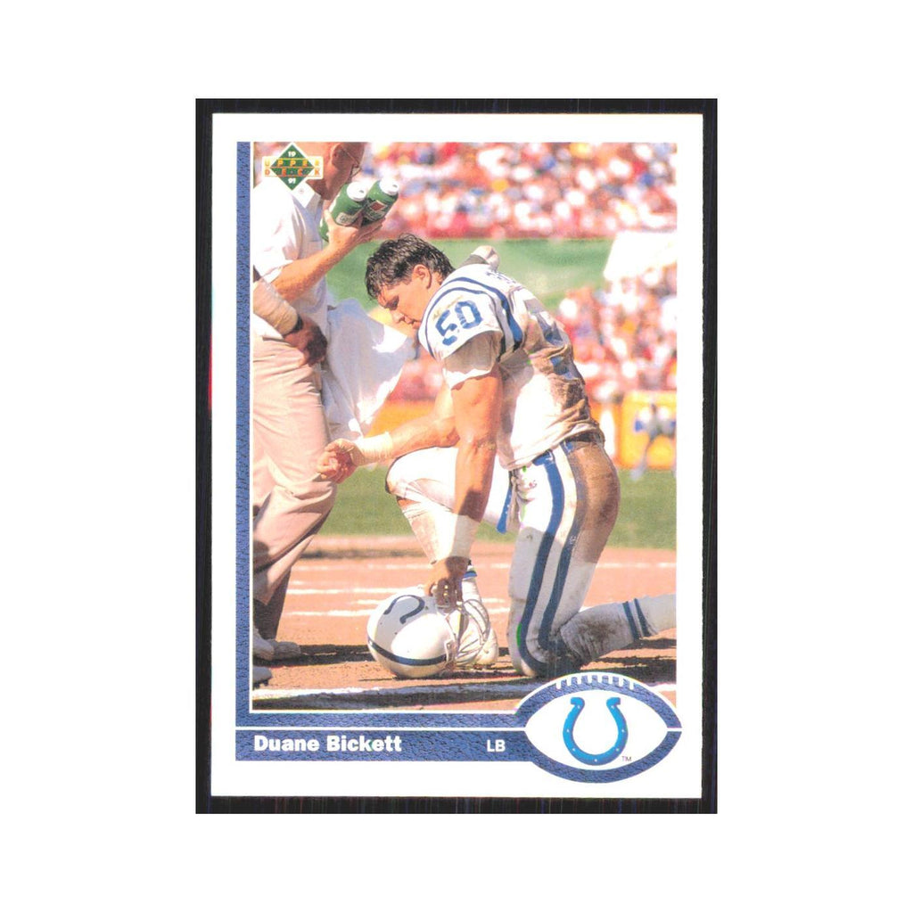 1991 Upper Deck Duane Bickett Colts #177