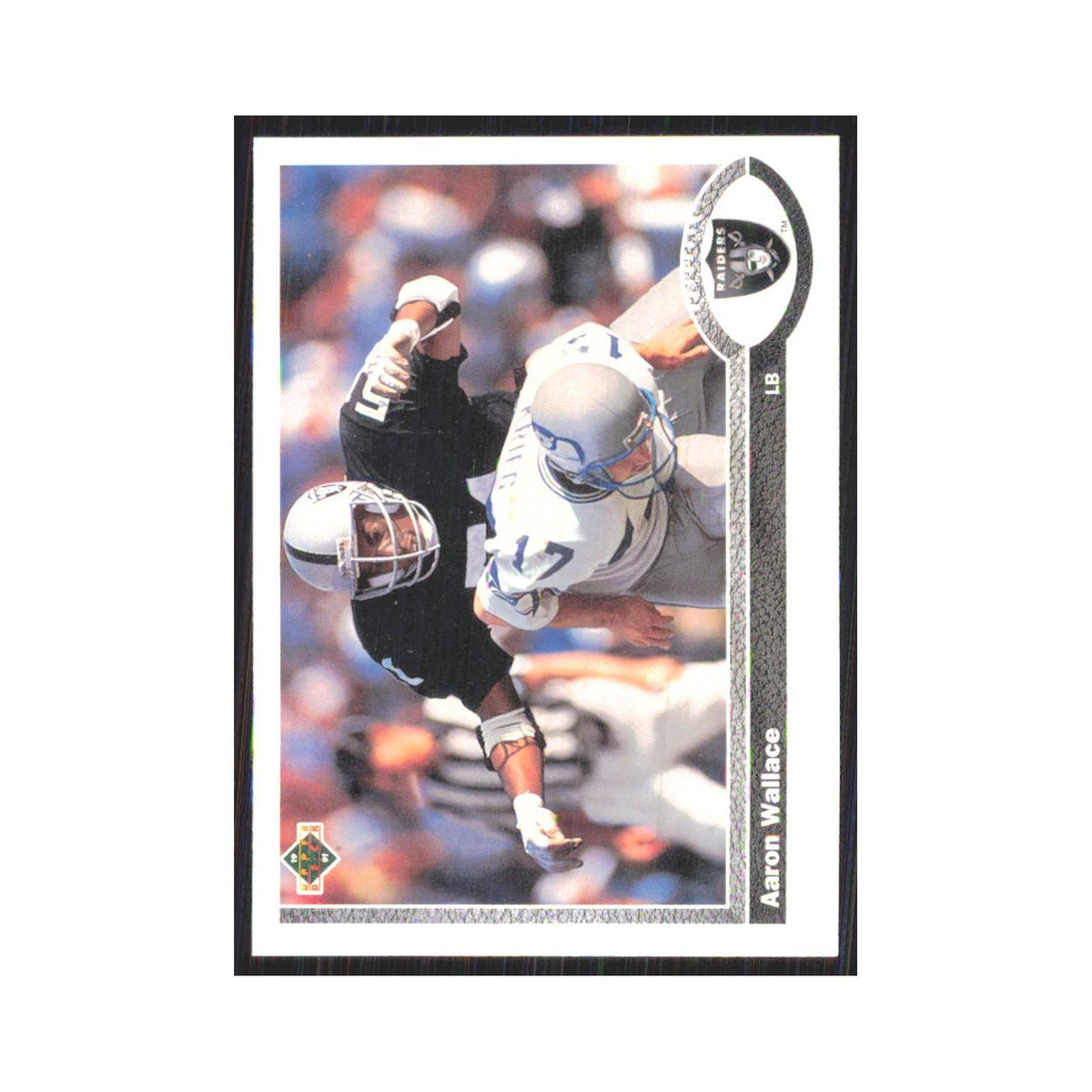 1991 Upper Deck Aaron Wallace Los Angeles Raiders #448