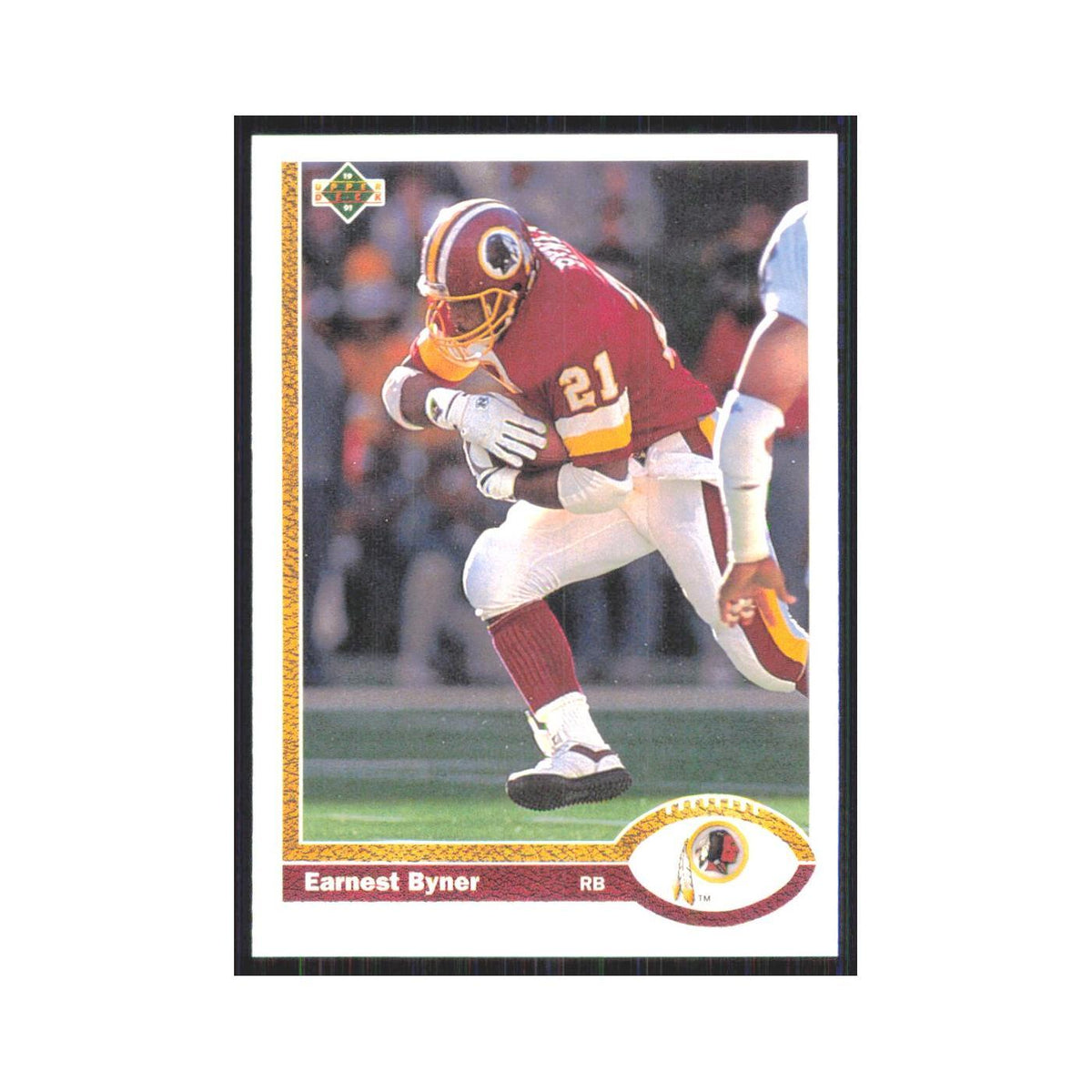 1991 Upper Deck Earnest Byner Redskins #104