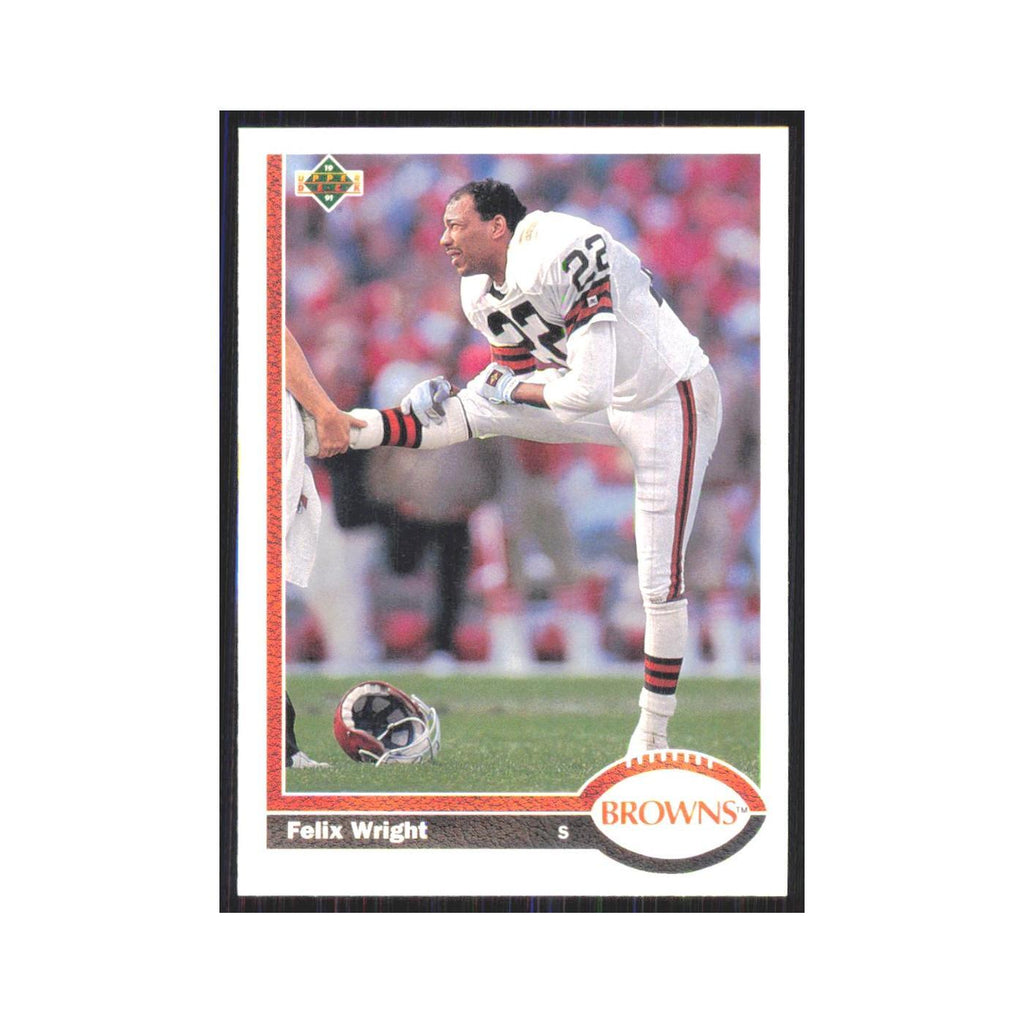 1991 Upper Deck Felix Wright Browns #243