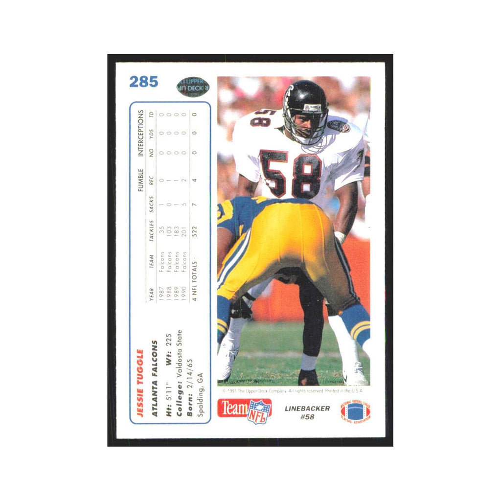 1991 Upper Deck Jessie Tuggle Falcons #285