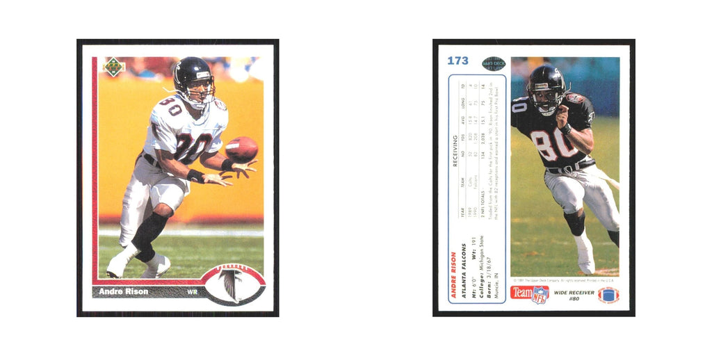 1991 Upper Deck Andre Rison Falcons #173