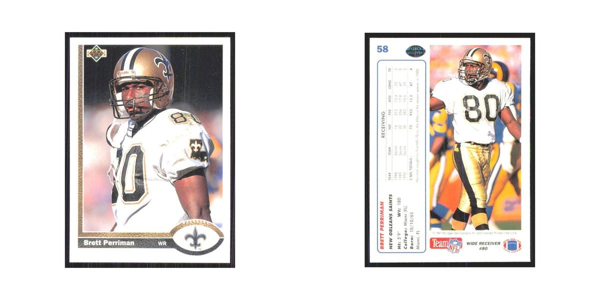 1991 Upper Deck Brett Perriman Saints #58