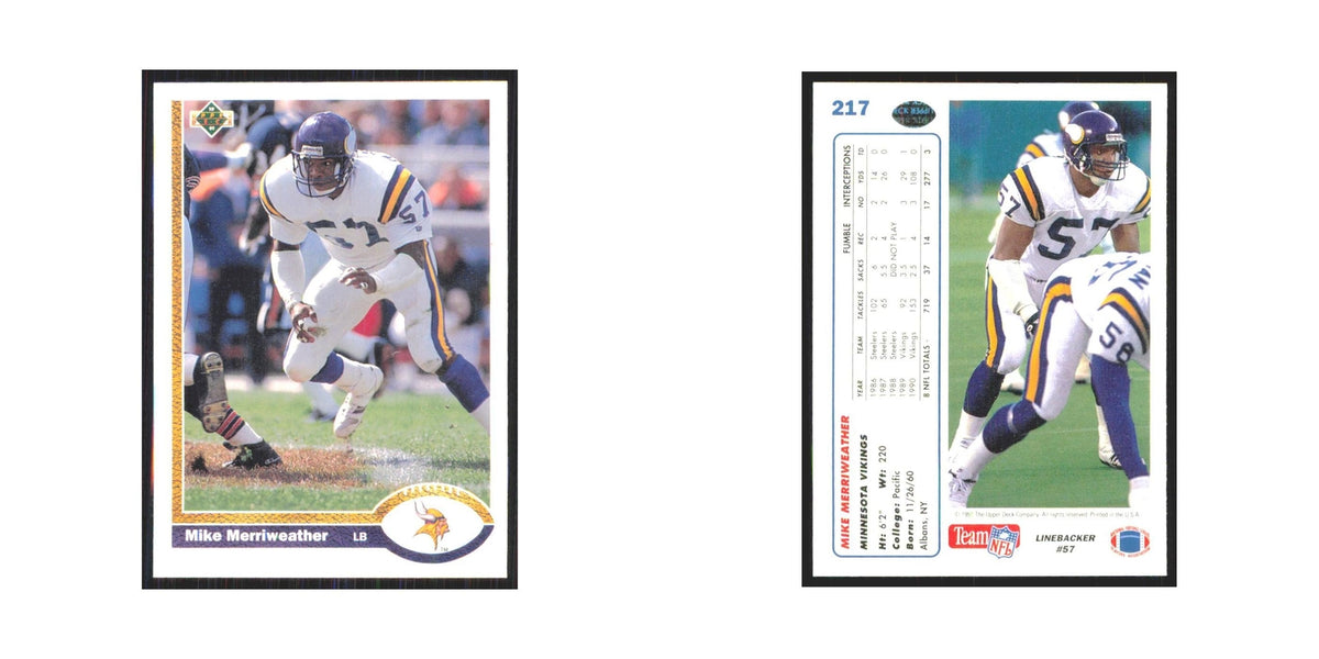 1991 Upper Deck Mike Merriweather Vikings #217