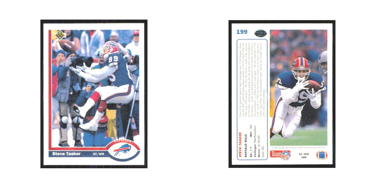 1991 Upper Deck Steve Tasker Bills #199