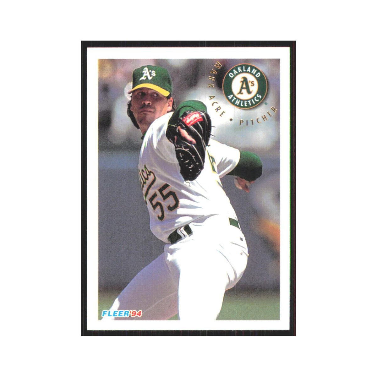 Mark Acre Rookie 1994 Fleer Update #U72 Oakland Athletics Baseball Card NM