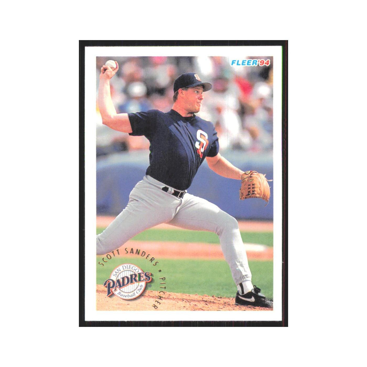 Scott Sanders 1994 Fleer Update #U190 San Diego Padres Baseball Card NM