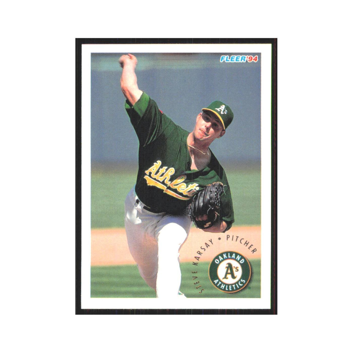 Steve Karsay 1994 Fleer Update #U76 Oakland Athletics Baseball Card NM
