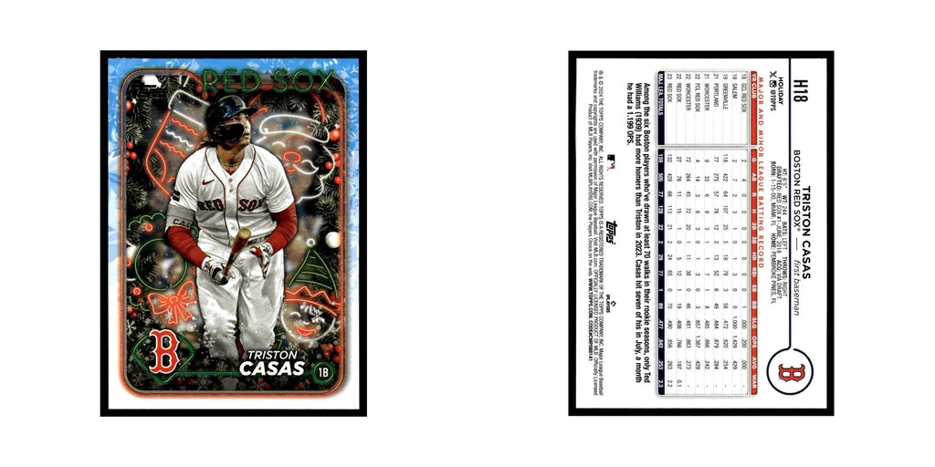 Triston Casas 2024 Topps Holiday #H18 Boston Red Sox Baseball Card NM