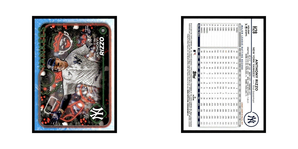Anthony Rizzo 2024 Topps Holiday #H28 New York Yankees Baseball Card NM