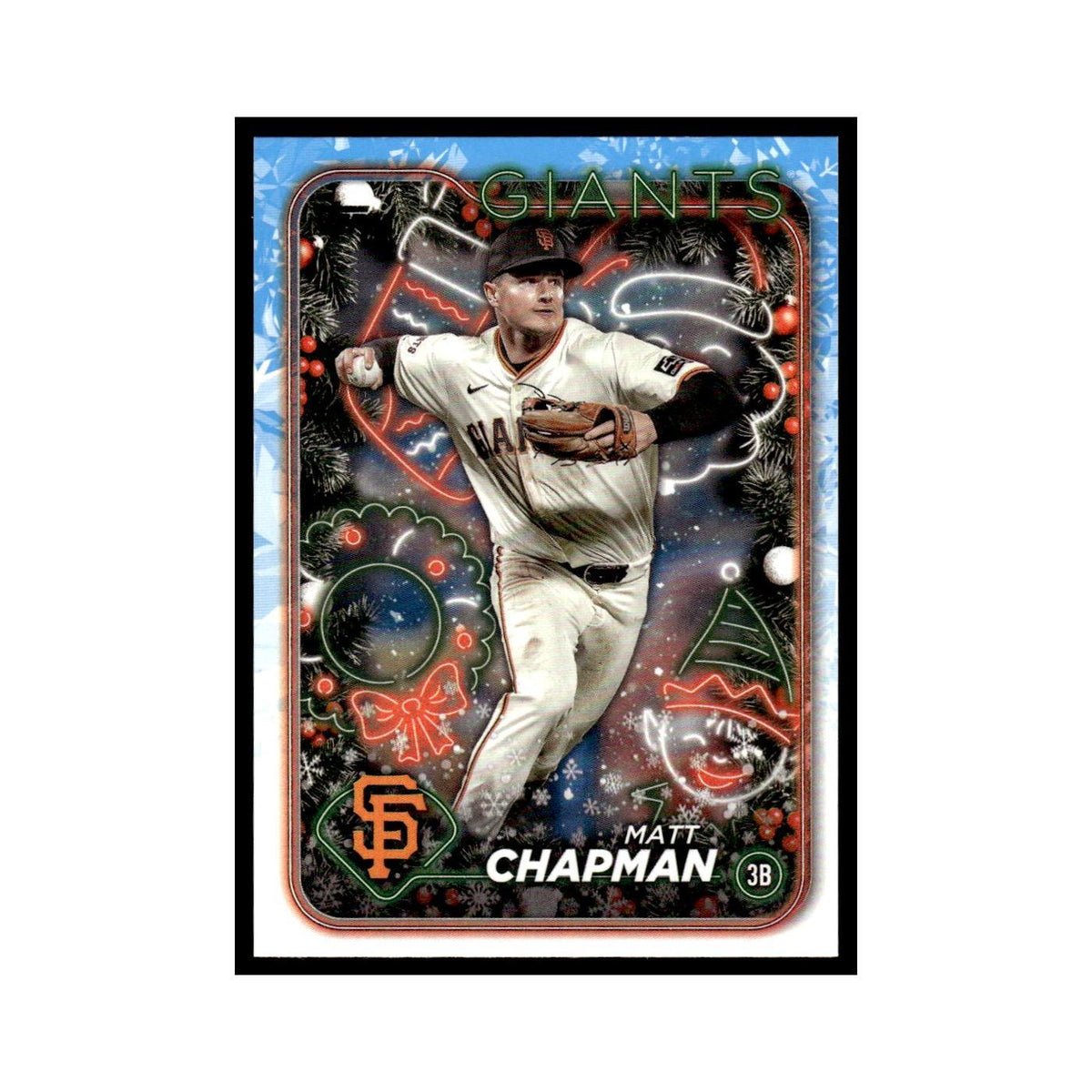 Matt Chapman 2024 Topps Holiday #H26 San Francisco Giants Baseball Card NM
