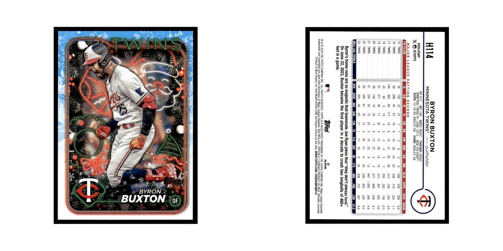 Byron Buxton 2024 Topps Holiday #H114 Minnesota Twins Baseball Card NM