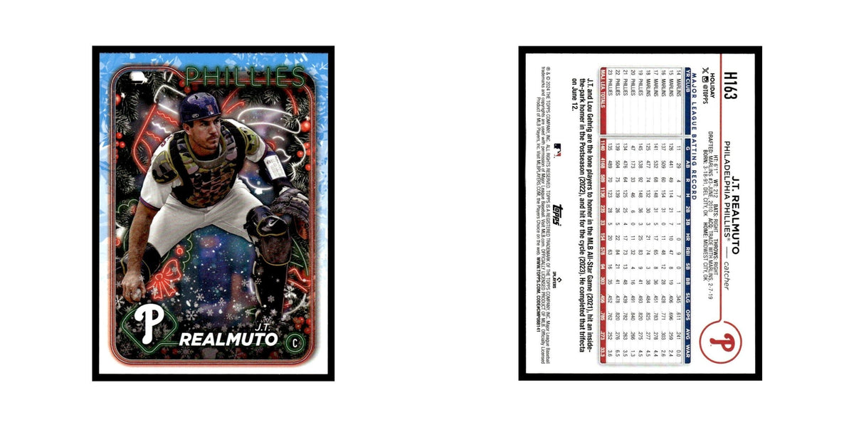 J.T. Realmuto 2024 Topps Holiday #H163 Philadelphia Phillies Baseball Card NM