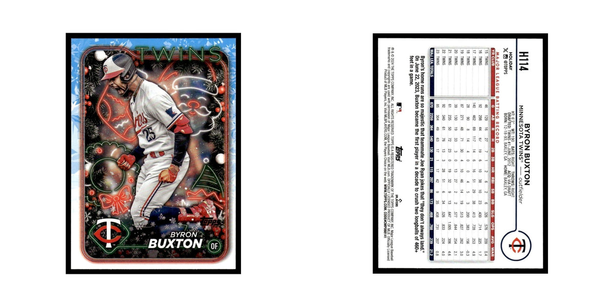 Byron Buxton 2024 Topps Holiday #H114 Minnesota Twins Baseball Card NM