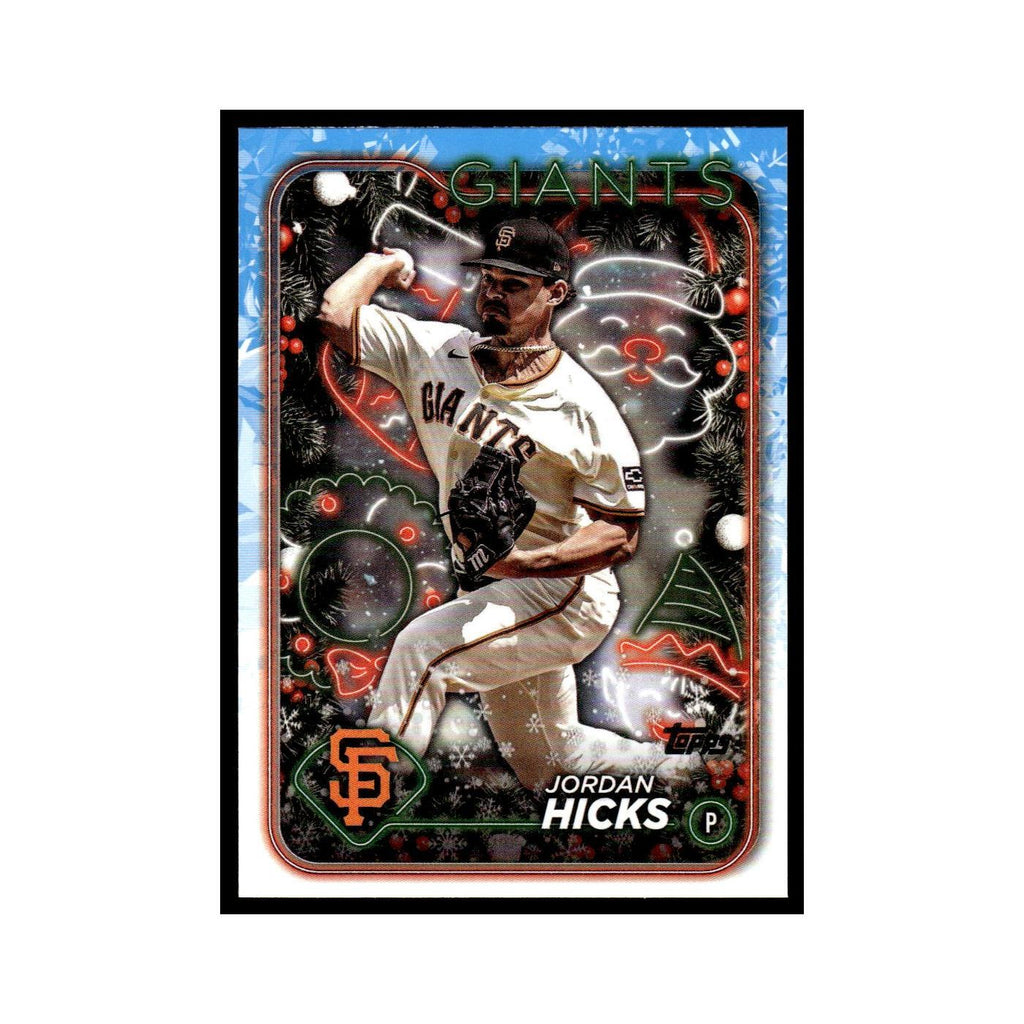 Jordan Hicks 2024 Topps Holiday #H51 San Francisco Giants Baseball Card NM