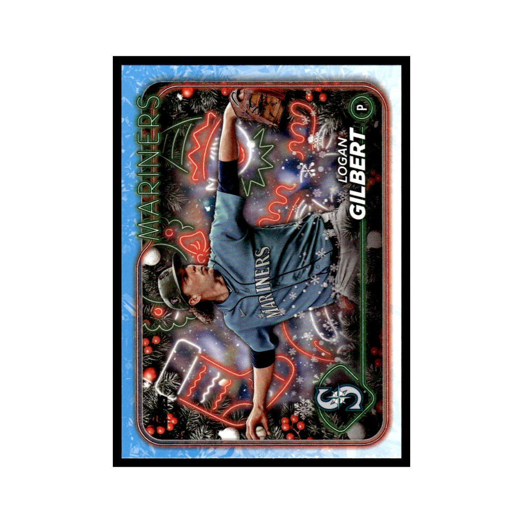 Logan Gilbert 2024 Topps Holiday #H156 Seattle Mariners Baseball Card NM
