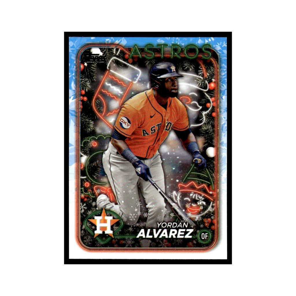 Yordan Alvarez 2024 Topps Holiday #H117 Houston Astros Baseball Card NM