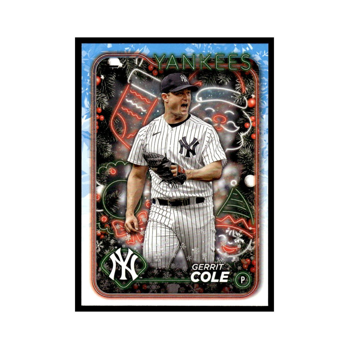 Gerrit Cole 2024 Topps Holiday #H12 New York Yankees Baseball Card NM