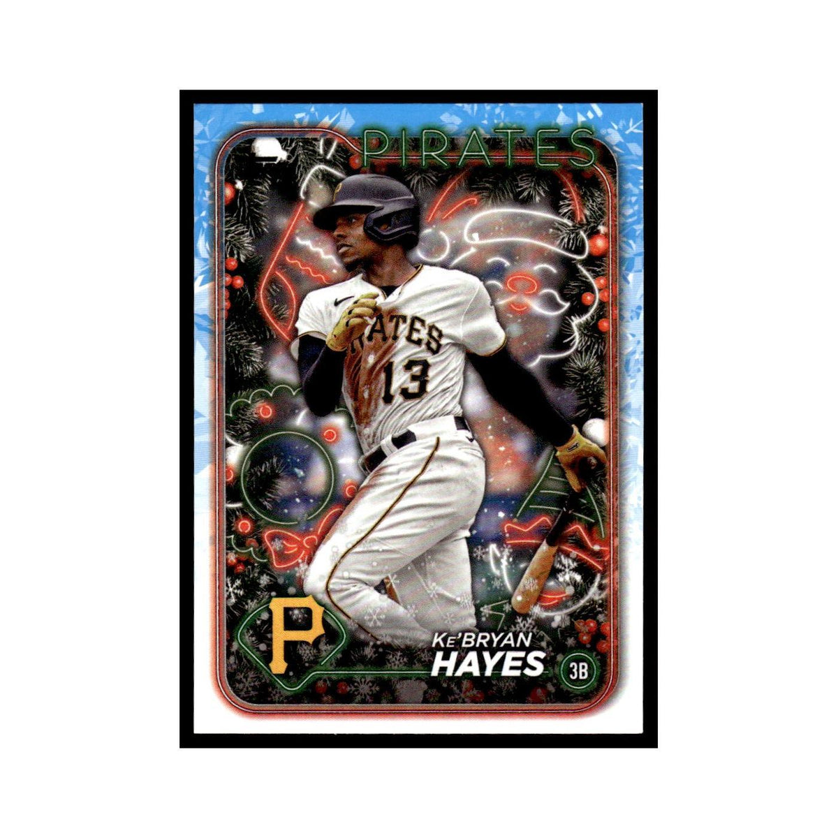 Ke'Bryan Hayes 2024 Topps Holiday #H167 Pittsburgh Pirates Baseball Card NM