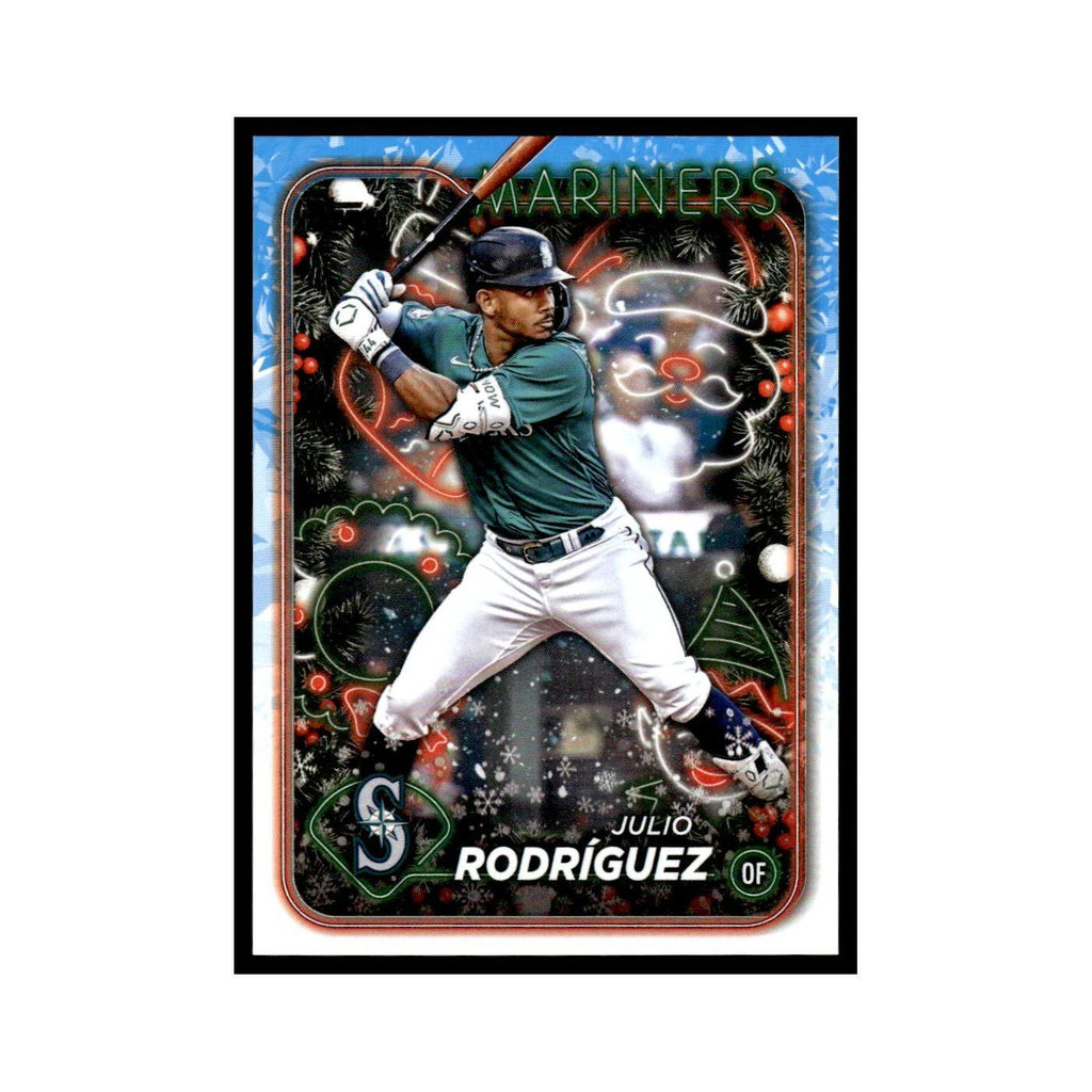 Julio Rodríguez 2024 Topps Holiday #H153 Seattle Mariners Baseball Card NM