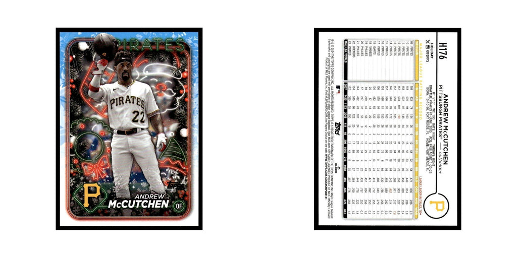 Andrew McCutchen 2024 Topps Holiday #H176 Pittsburgh Pirates Baseball Card NM
