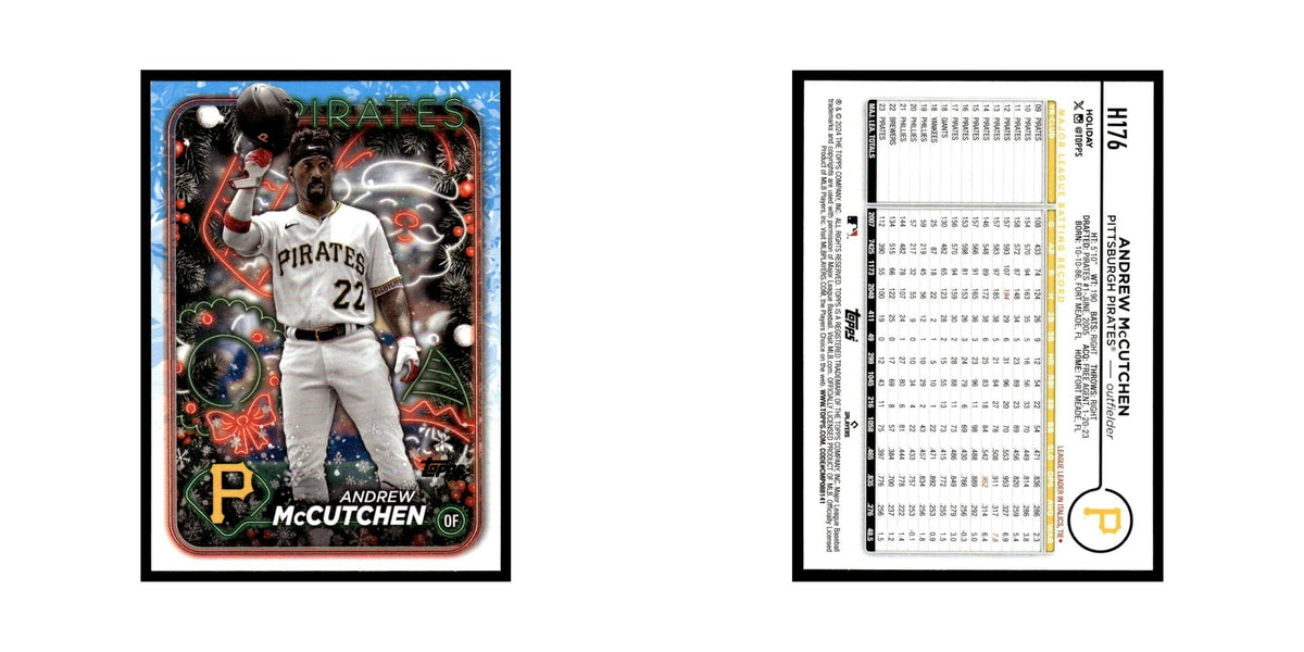 Andrew McCutchen 2024 Topps Holiday #H176 Pittsburgh Pirates Baseball Card NM