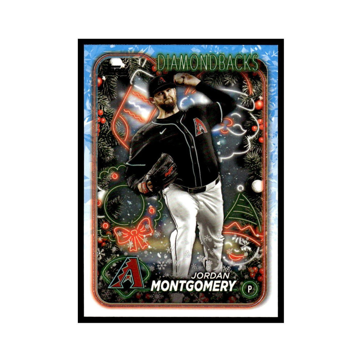 Jordan Montgomery 2024 Topps Holiday #H152 Arizona Diamondbacks Baseball Card NM