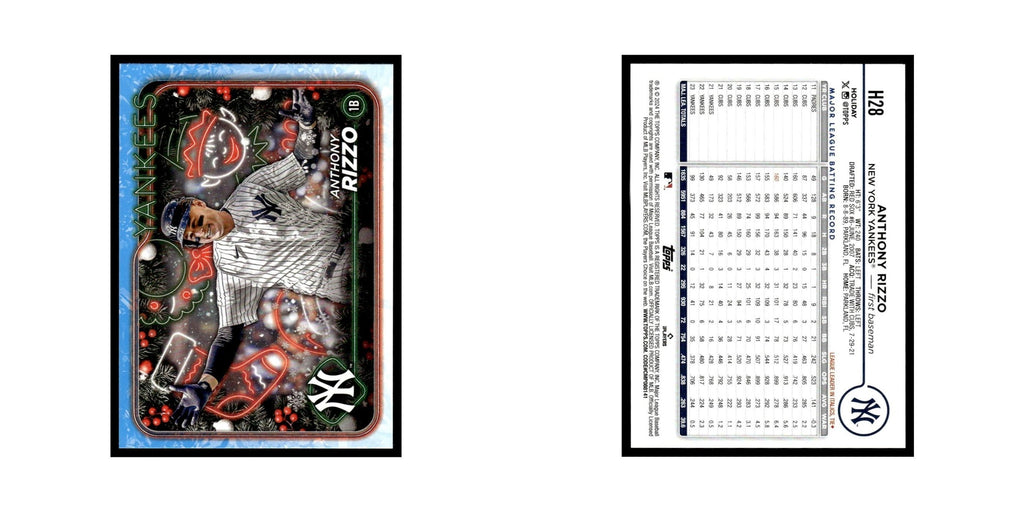 Anthony Rizzo 2024 Topps Holiday #H28 New York Yankees Baseball Card NM