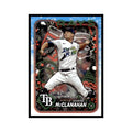 Shane McClanahan 2024 Topps Holiday #H158 Tampa Bay Rays Baseball Card NM