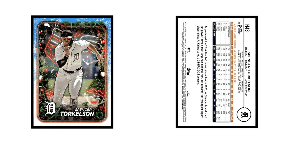 Spencer Torkelson 2024 Topps Holiday #H48 Detroit Tigers Baseball Card NM