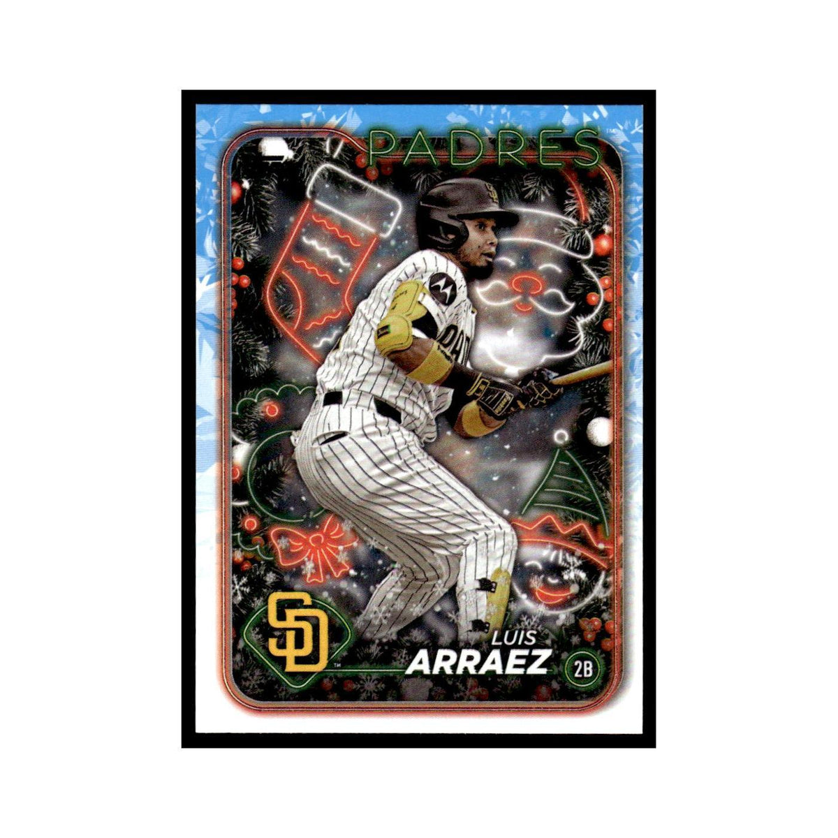 Luis Arraez 2024 Topps Holiday #H168 San Diego Padres Baseball Card NM