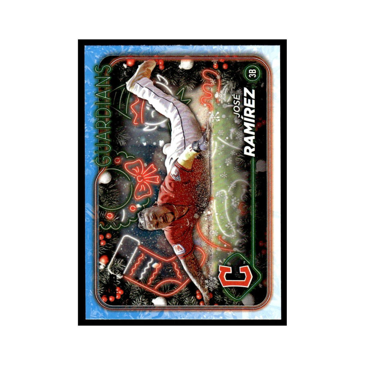 Jose Ramírez 2024 Topps Holiday #H148 Cleveland Guardians Baseball Card NM