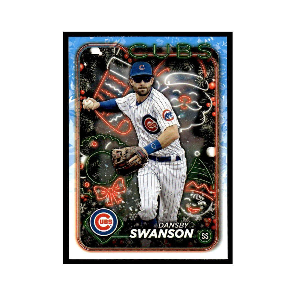 Dansby Swanson 2024 Topps Holiday #H125 Chicago Cubs Baseball Card NM