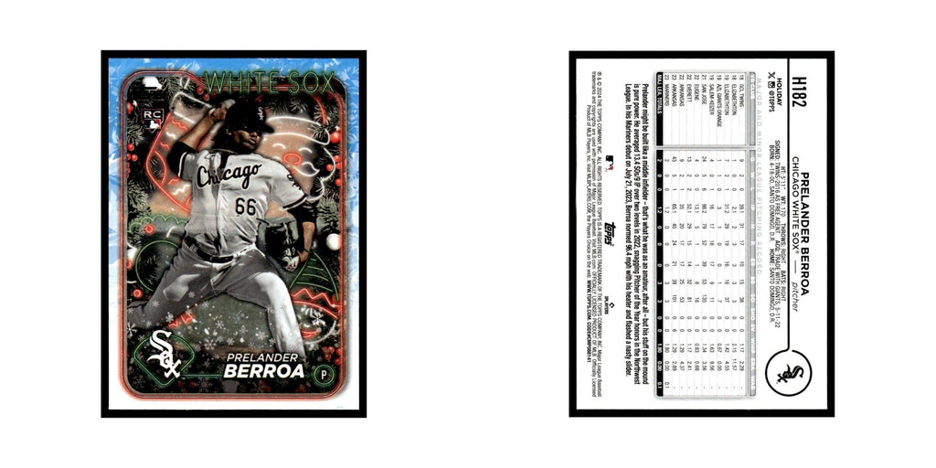Prelander Berroa 2024 Topps Holiday #H182 Chicago White Sox Baseball Card NM