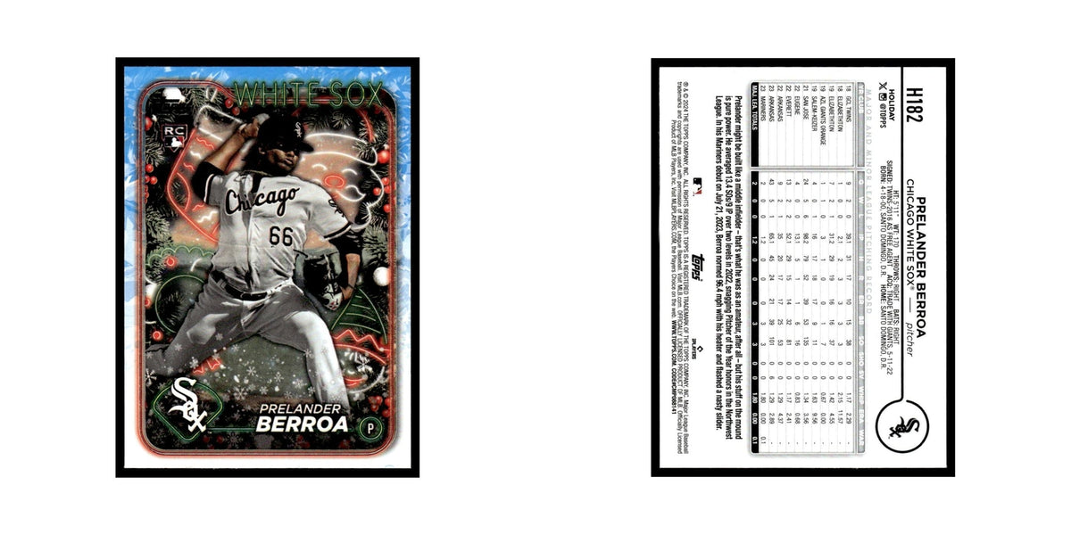 Prelander Berroa 2024 Topps Holiday #H182 Chicago White Sox Baseball Card NM