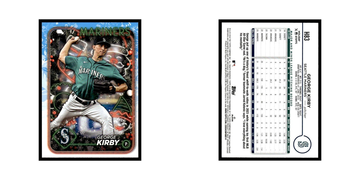 George Kirby 2024 Topps Holiday #H83 Seattle Mariners Baseball Card NM