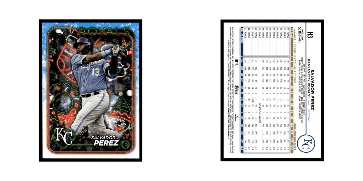 Salvador Perez 2024 Topps Holiday #H3 Kansas City Royals Baseball Card NM