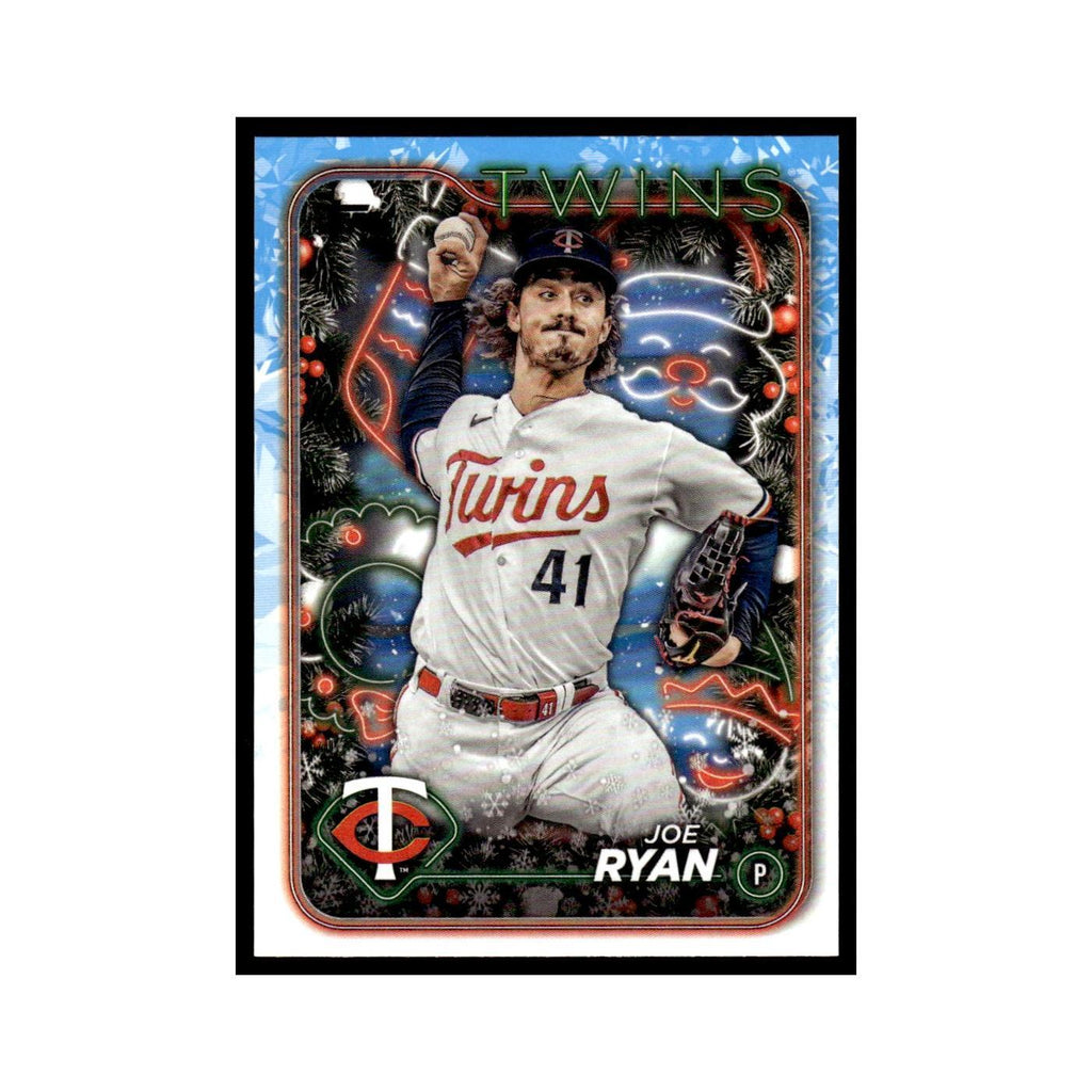 Joe Ryan 2024 Topps Holiday #H104 Minnesota Twins Baseball Card NM