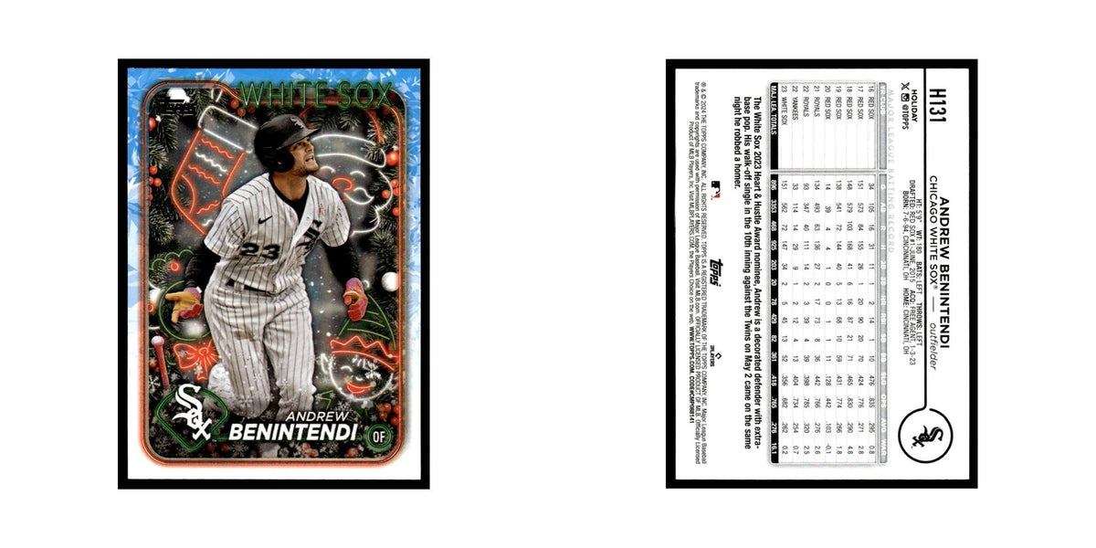 Andrew Benintendi 2024 Topps Holiday #H131 Chicago White Sox Baseball Card NM