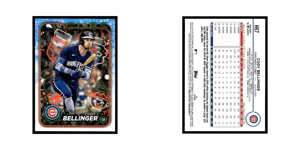 Cody Bellinger 2024 Topps Holiday #H57 Chicago Cubs Baseball Card NM