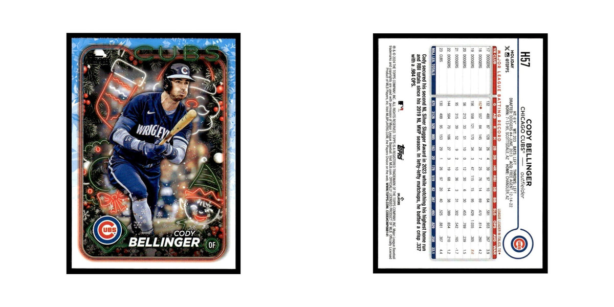 Cody Bellinger 2024 Topps Holiday #H57 Chicago Cubs Baseball Card NM