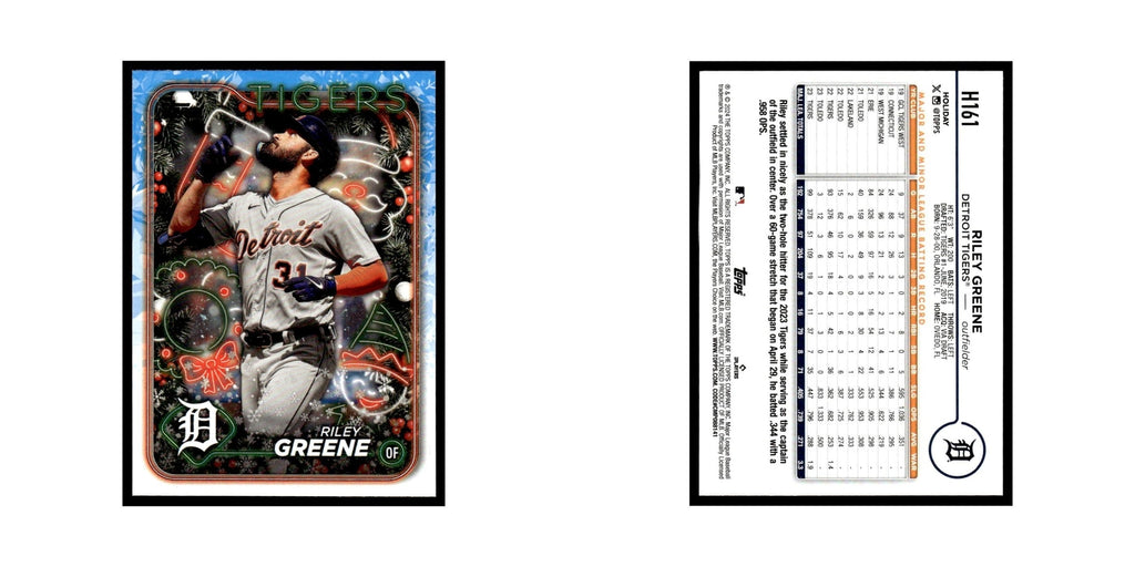 Riley Greene 2024 Topps Holiday #H161 Detroit Tigers Baseball Card NM