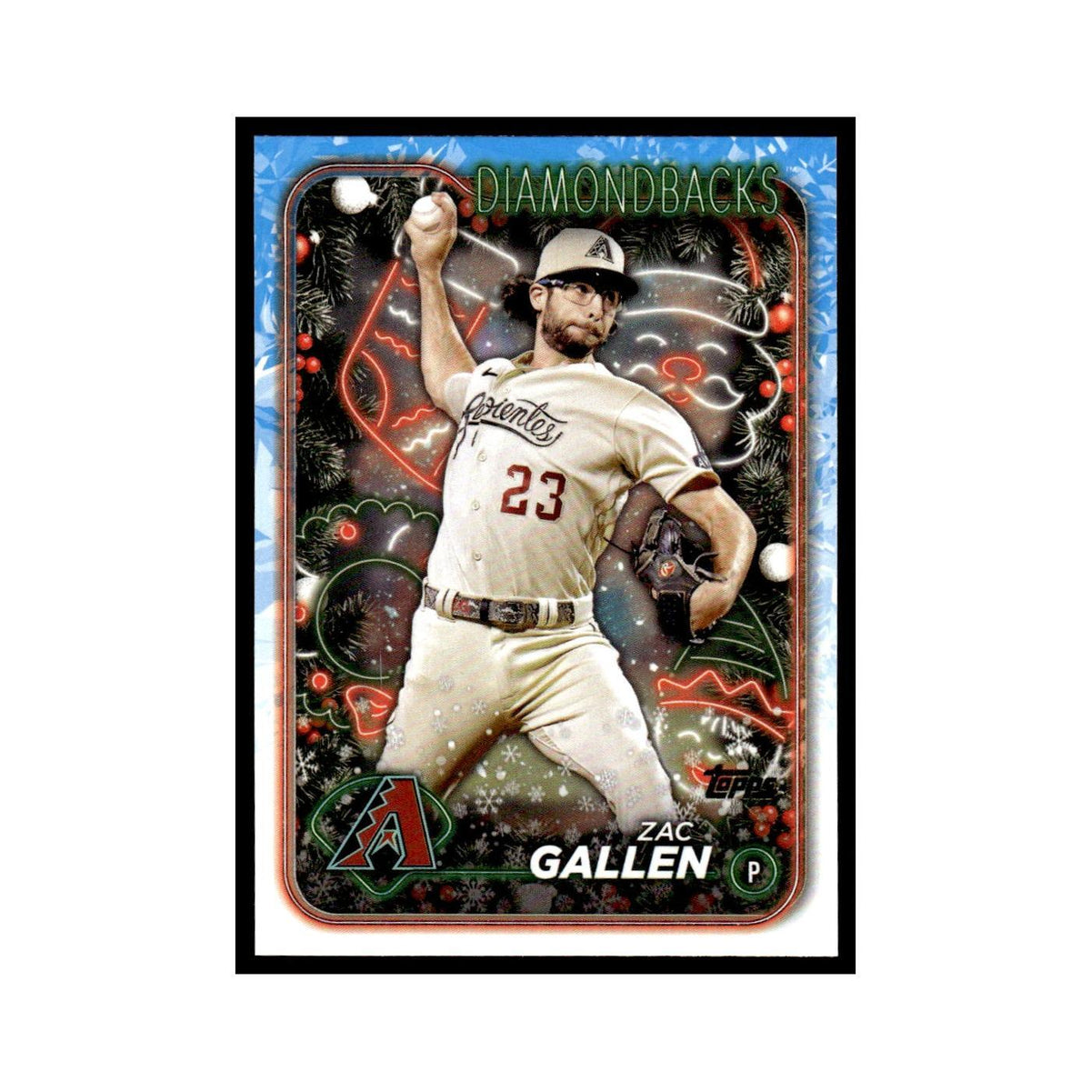Zac Gallen 2024 Topps Holiday #H109 Arizona Diamondbacks Baseball Card NM