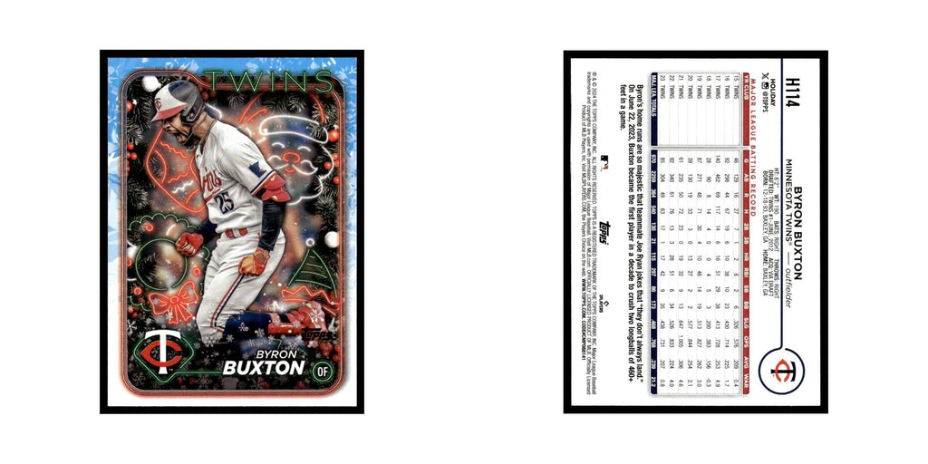 Byron Buxton 2024 Topps Holiday #H114 Minnesota Twins Baseball Card NM