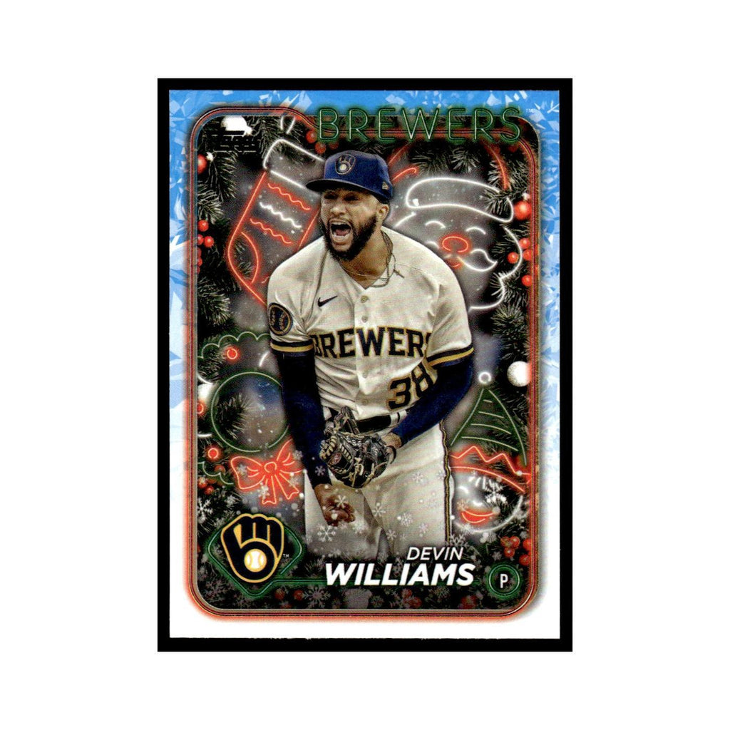 Devin Williams 2024 Topps Holiday #H129 Milwaukee Brewers Baseball Card NM