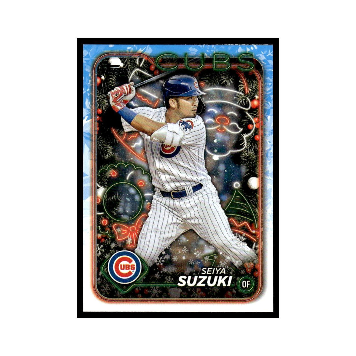 Seiya Suzuki 2024 Topps Holiday #H78 Chicago Cubs Baseball Card NM