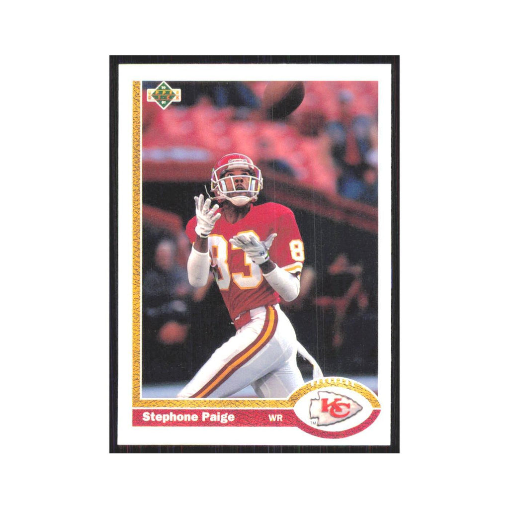 1991 Upper Deck Stephone Paige Chiefs #178
